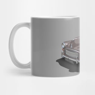 Morris Minor in rose taupe Mug